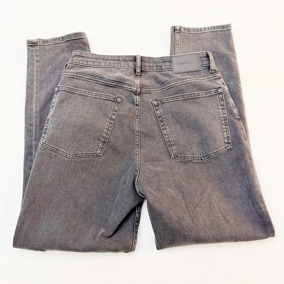 Everlane The Curvy Cheeky Jeans Dk Grey Black Denim Jeans Size 30 - Picture 3 of 8